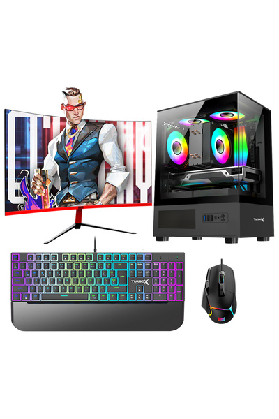 TURBOX Tx5990 Ryzen 5 5600 32GB 1TB NVMe 12GB RTX3060 23.6 165Hz Curved Oem P...