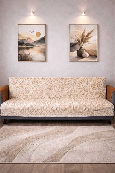 Savana غطاء أريكة سرير أريكة مفردة مهدب شانيل 150x200