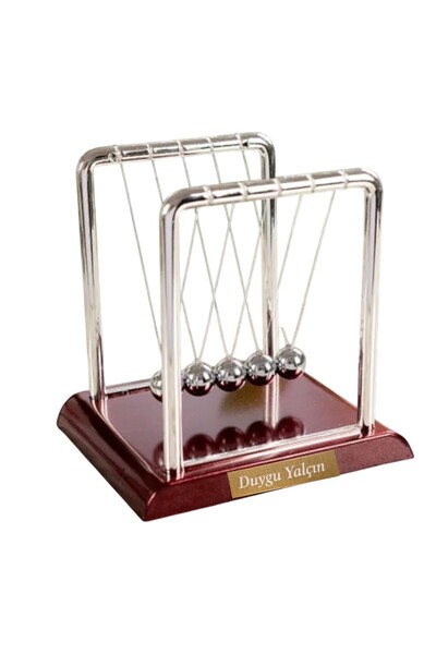 HEDİYE FİKRİ Kişiye Özel Denge Balans Topları Newton Beşiği 13 Cm X 13 Cm