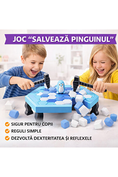 SMARTECH Pinguini pe gheață – Joc interactiv pentru familie