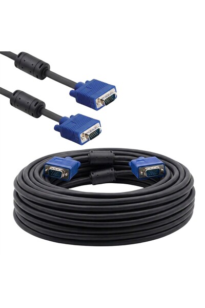 Powermaster PM-4424 15 Pin Erkek/Erkek 20 Metre VGA Kablo