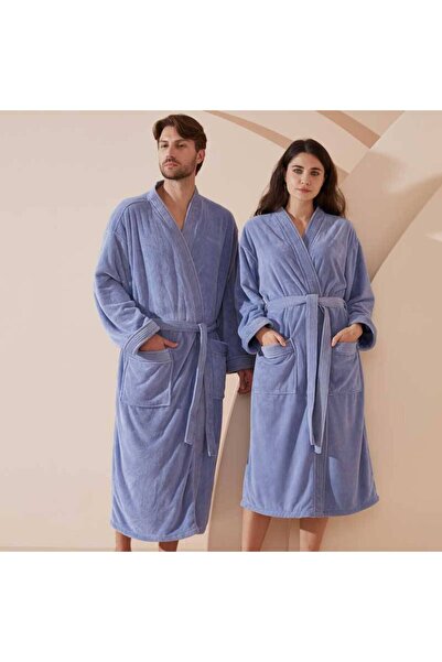 REEFI Modern bathrobe - petrol blue - 2/3XL