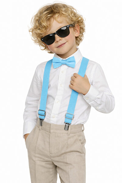 Algitsin O L A Dečija vešalica za pantalone + set leptir mašne + Elastično po...