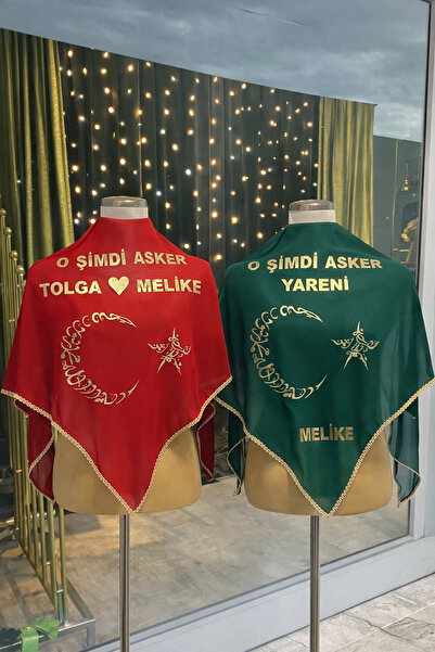 Kınamalzemecim Asker Şalı,asker yareni şalı, isimli asker şalı, isimli asker ...