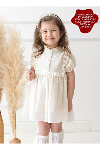 aysskids rochie de fetiță cu detalii inimioare