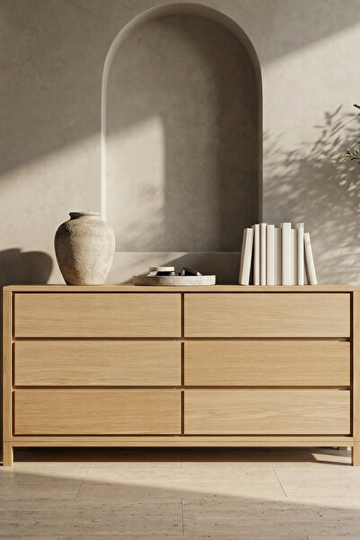 Latanwood Soldre Ahşap Şifonyer