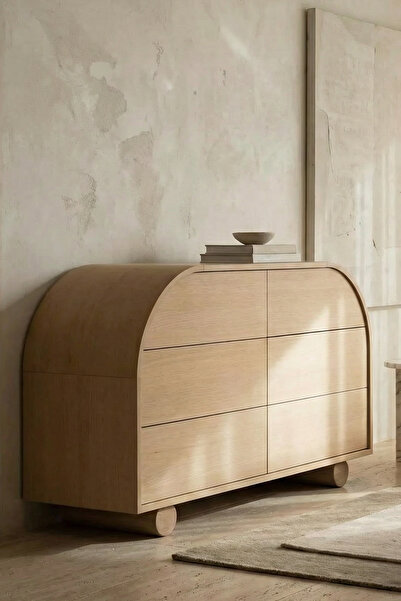 Latanwood Colea Ahşap Şifonyer