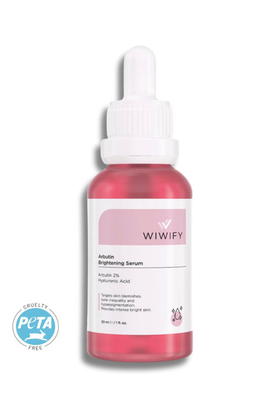 WIWIFY مصل أربوتين مضاد للعيوب، ومتساوي لون البشرة، وتفتيح البشرة (أربوتين 2%...