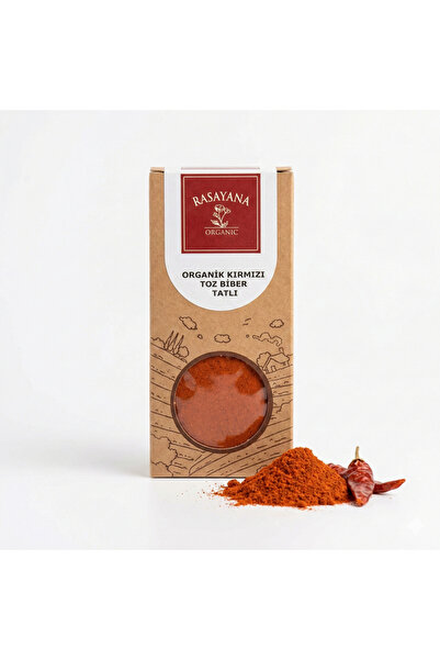 Rasayana Organik Kırmızı Toz Biber Tatlı 50 gr