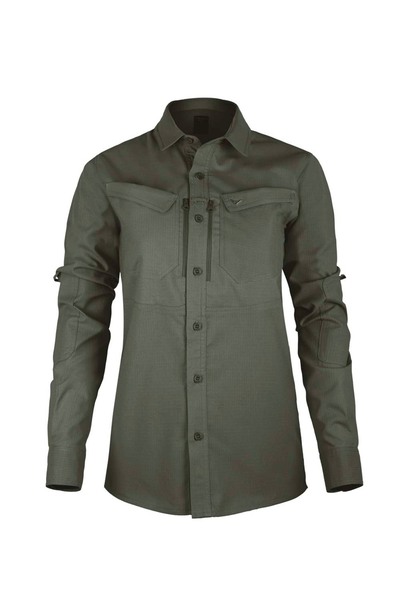 VAV WEAR Outdoor Taktik Pamuklu Kadın Gömlek TACTEC03K