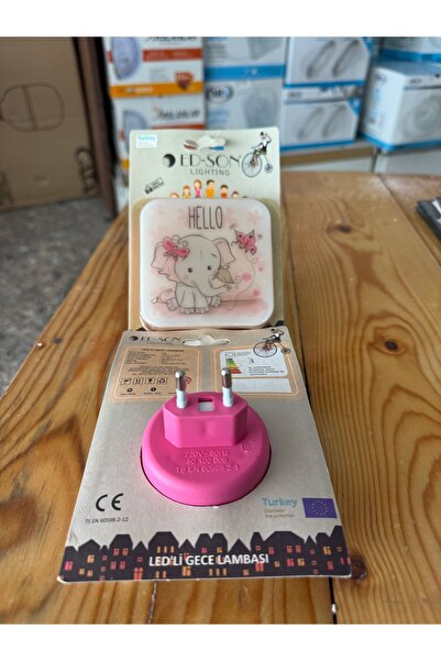 EDSON ELEKTRONİK KIZ Çocuk gece lambası fişli