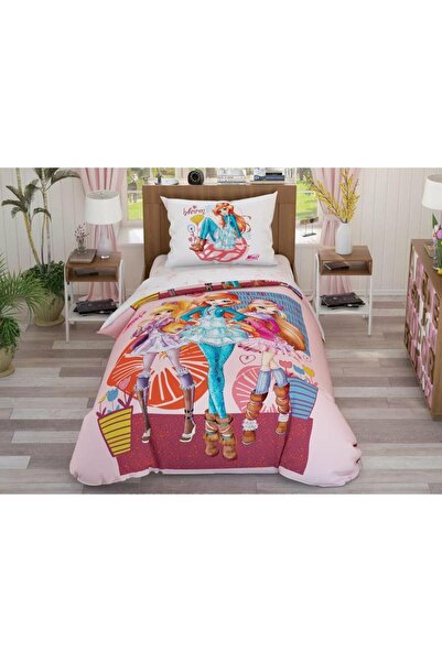 Taç Licensed Duvet Cover Set Winx Flowers Single Size