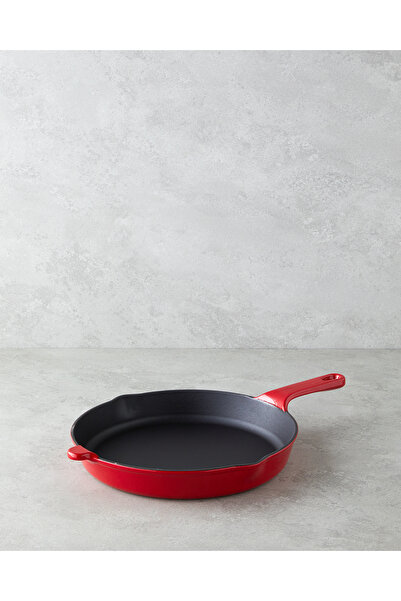 English Home Hecha Demir Döküm Yuvarlak Tava Mavi