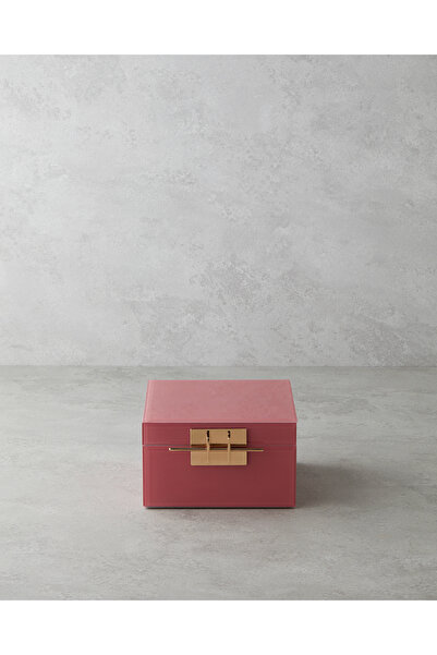 English Home Katie Dekoratif Kutu 16,5x16,5x10 cm Kahve