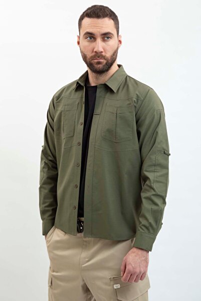 VAV WEAR Outdoor Taktik Pamuklu Erkek Gömlek TACTEC04