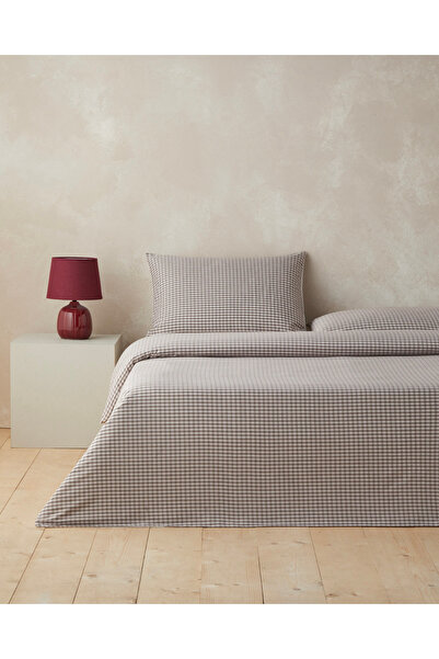 English Home Σετ κρεβατοκάλυμμα μονό κρεβάτι Tattersall με βαμμένο νήμα 160x2...