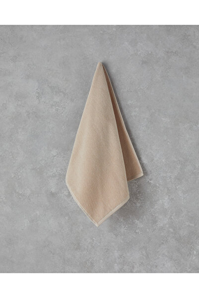 English Home Fluffy Cotton Plus Pamuklu Yüz Havlusu 50x80 cm Bej