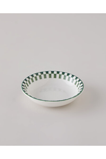 English Home Gardenia Porselen Çerezlik 11 cm Beyaz - Yeşil