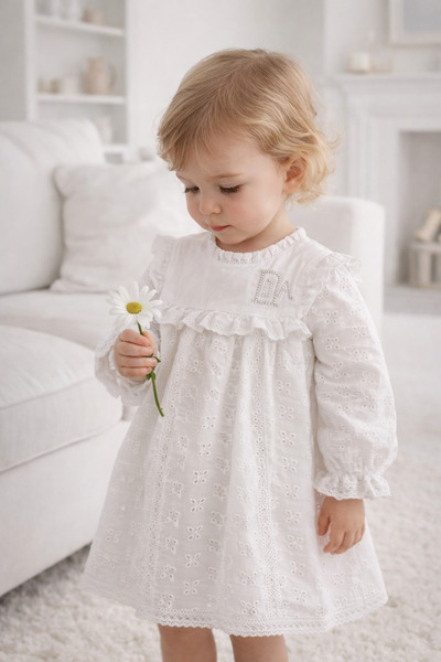 Babydola Kız Bebek Çocuk Yazlık Elbise 14094