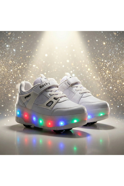 ROCKY YAZIN FAVORİSİ, ÇOCUKLAR İÇİN PATENLİ TEKERLEKLİ SPOR AYAKKABI/SNEAKERS