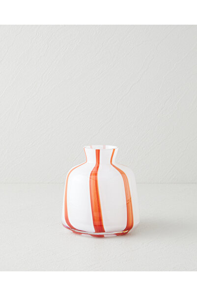 English Home Стъклена ваза Andora 13 см червена