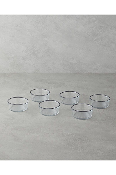English Home Luxe Glass 6-Piece Snack Bowl 9 cm Transparent