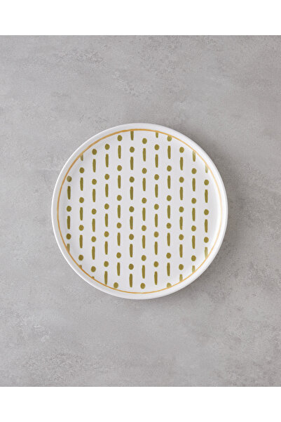 English Home Fusion Seramik Servis Tabağı 26 cm Yeşil