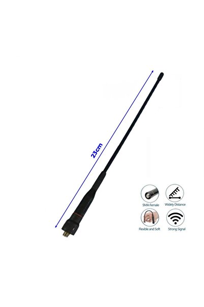 BAOFENG Zastone uv82 5r 888 999 vhf-uhf Dişi 21cm Dual Band Dişi Telsiz Anten