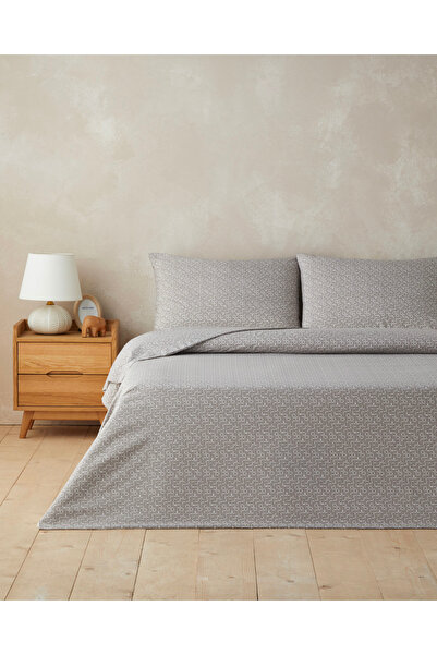 English Home Σετ Παπλωματοθήκης Geomora Easy Ironing με διπλά σεντόνια 200x22...