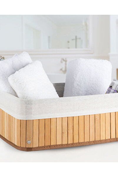 English Home Fancy Katlanabilir Sepet Bej