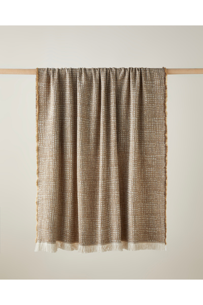 English Home Pătură vintage pentru canapea Paisley 140x170 cm verde