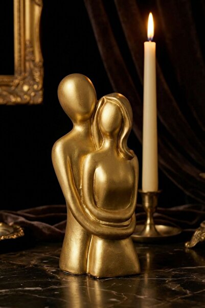 tambana Gold Heykel Biblo Dekoratif Süs Eşyası Dekoratif Masa Süsü Salon Akse...