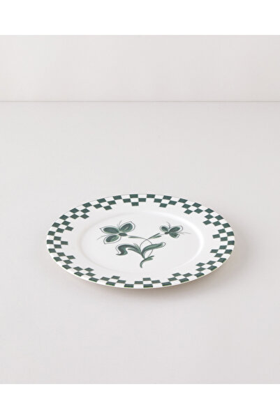 English Home Gardenia Porselen Servis Tabağı 25 cm Yeşil