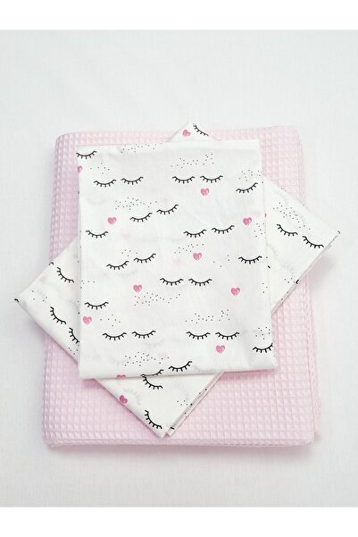 Yada Baby طقم بيكيه وافل موسلين 3 قطع للأطفال والرضع مصنوع من القطن العضوي بن...