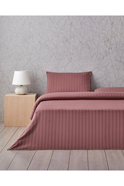 English Home Glossy Kolay Ütülenir Perkal Çift Kişilik Çarşaflı Nevresim Takı...