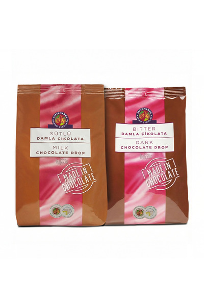 Altınmarka Sütlü Damla 1Kg ve Bitter Damla 1Kg.