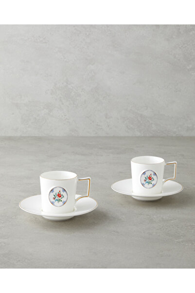 English Home Set de cești de cafea duble din porțelan Charmed Bloom, 4 piese,...