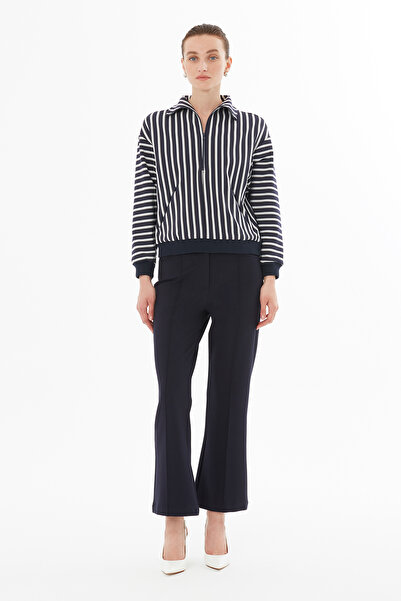 GİZİA Rahat Kesim Desenli Kadın Gömlek