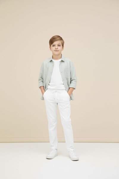 Cansın Mini Bej Erkek Çocuk Gömlek Pantolonlu 2'li Takım 20432