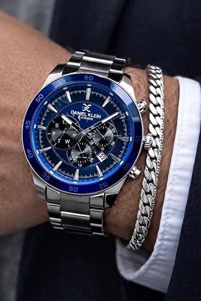 Daniel Klein Tüm Fonksiyonları Aktif Erkek Çelik Kol Saati Bileklik