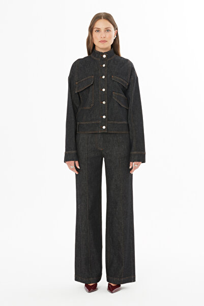 GİZİA Tek Düğmeli Klasik Blazer Ceket