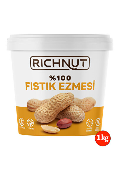 RİCHNUT 2 Kg Fıstık Ezmesi (1 KG ÇİKOLATALI, 1 KG SADE)