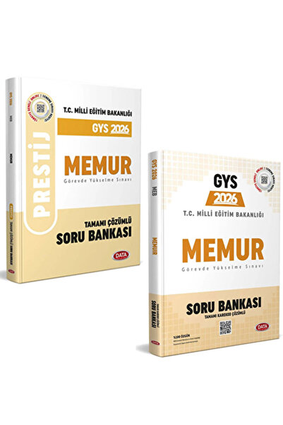 Data Yayınları 2027- 2026 GYS MEB MEMUR Görevde Yükselme Sınavı Soru Bankası ...