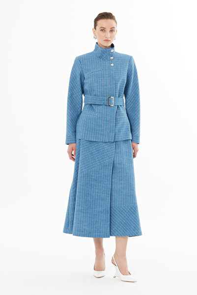 GİZİA Yüksek Omuz Detaylı Şık Ceket