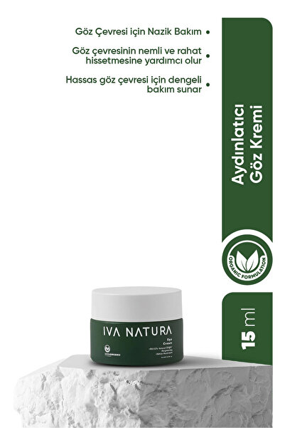 Iva Natura Göz Çevresi Bakım Kremi Organik Sertifikalı 15ml