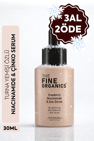 THE FINE ORGANICS Turna Yemişi Özlü Niacinamide & Çinko Koyu Leke Karşıtı ve ...