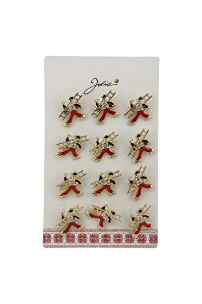 Flippy Set 12 Brose Martisor Primavara Cosar Rosu Auriu