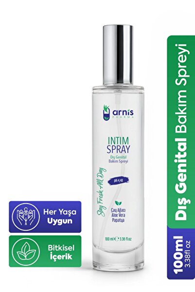 Arnis Pharma Dış Genital Bölge Spreyi 100ml | Çay Ağacı • Aloe Vera • Papatya...