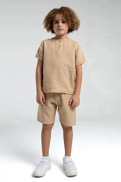 Rolypoly Costum Bermuda cremă pentru băiat