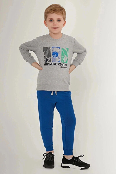 Rolypoly Music Control Sound System Gray Boys' Tracksuit Set